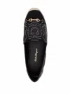 Ferragamo Gancini Logo-embroidered Espadrilles