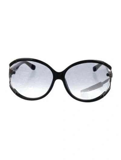 Pre-owned Ferragamo Gancini Logo Oversize Sunglasses W/ Tags In Multi