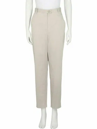 Pre-owned Ferragamo Gancini Logo Pants W/ Tags In Grey