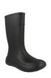 Ferragamo Gancini Logo Rain Boot In Black