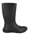 Ferragamo Logo-detailed Rubber Rain Boots In Black