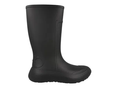 Pre-owned Ferragamo Gancini Logo Rain Boots (women's) Sneakers In Black
