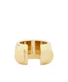 Ferragamo Gancini Open Ring In Golden