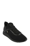 Ferragamo Gancini Low Top Sneaker In Black