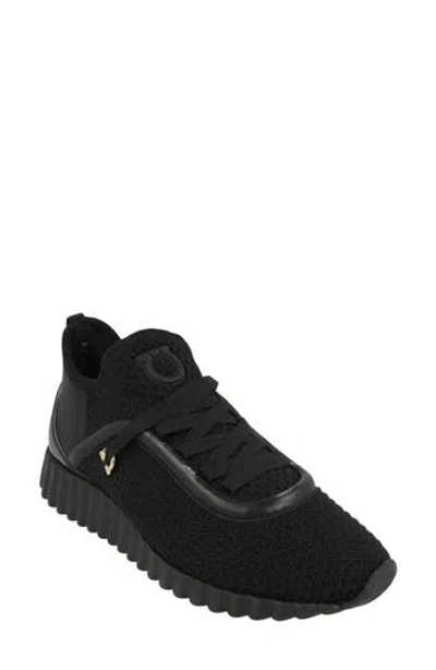 Ferragamo Gancini Low Top Sneaker In Black