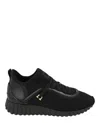 Ferragamo Gancini Low-top Sneakers In Black