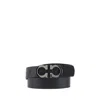 Ferragamo Reversible Belt In Black