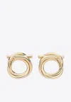Ferragamo Gancini Earrings In Silver