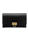 Ferragamo Gancini Mini Shoulder Bag In Black