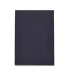 Ferragamo Gancini Monogram Jacquard Wool Scarf In Black