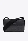 Ferragamo Monogram Shoulder Bag Rectangular Shape In Gray