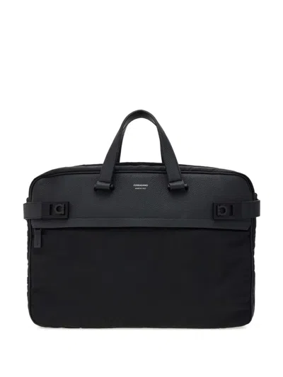 FERRAGAMO GANCINI-MOTIF BRIEFCASE