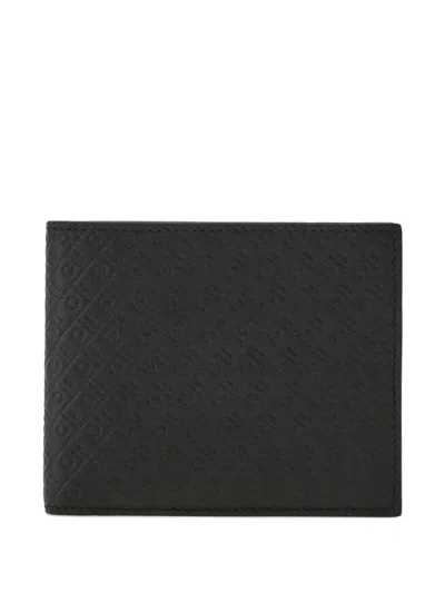 Ferragamo Gancini-motif Wallet In Black