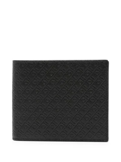 Ferragamo Gancini-motif Wallet In Black