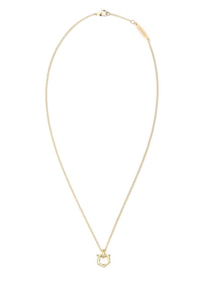 Ferragamo Gancini Necklace In Gold