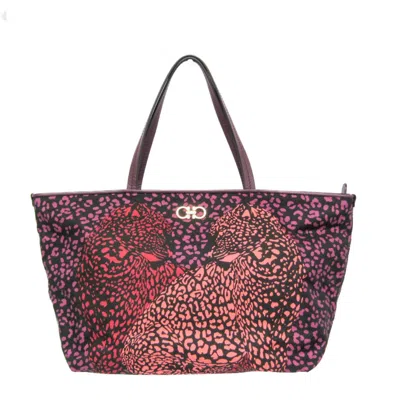 Pre-owned Ferragamo Gancini Nylon Tote Bag () In Multi