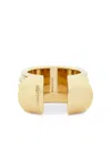 Ferragamo Gancini Open Ring In Gold
