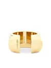 Ferragamo Gancini Open Ring In Gold