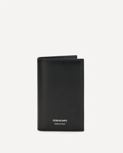 Ferragamo Gancini Organizer Wallet In Black