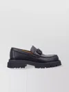 Ferragamo Chunky "gancini" Loafers - Black In Multi
