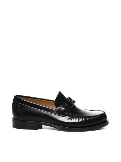 FERRAGAMO GANCINI ORNAMENT LOAFERS