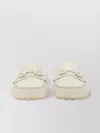 Ferragamo Stylish Round Toe Leather Loafers