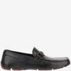Ferragamo Gancini-detail Leather Loafers