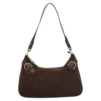 Pre-owned Ferragamo Gancini Other Shoulder Bag () In Brown