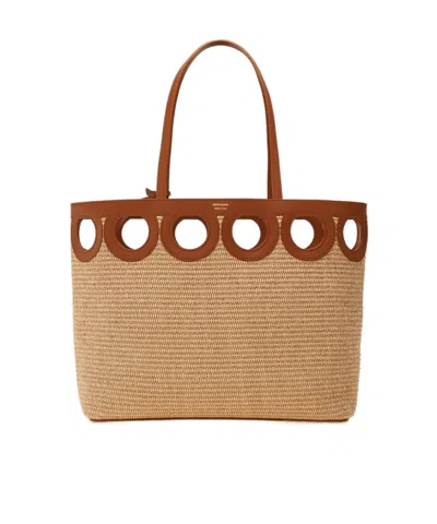 Ferragamo Gancini Outline Tote Bag
