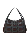 Ferragamo Gancini-overlay Tote Bag In Brown