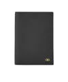Ferragamo Gancini Passport Holder In Black
