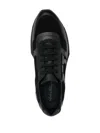 Ferragamo Gancini-patch Lace-up Sneakers In Multi