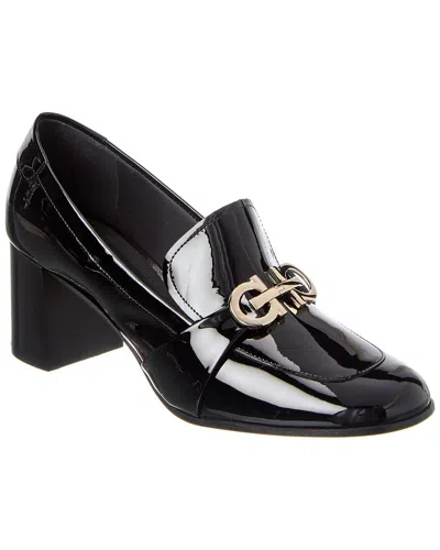 Ferragamo Gancini Patent Pump In Black