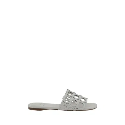 FERRAGAMO GANCINI PATTERN SANDALS