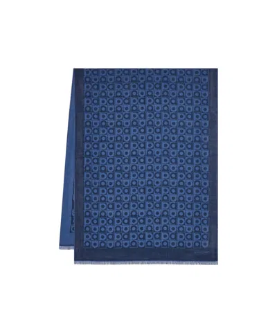 Ferragamo Gancini Patterned Shawl