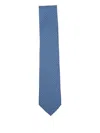 Ferragamo Gancini-patterned Tie In Blue