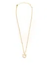 Ferragamo Women Gancini Strass Earrings In Gold
