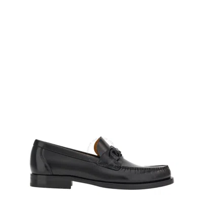 FERRAGAMO FERRAGAMO GANCINI-PLAQUE CALF LEATHER LOAFER
