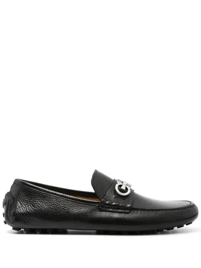Ferragamo Leather And Rubber Sandals In Multi