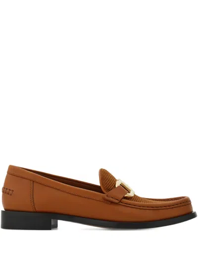 FERRAGAMO GANCINI-PLAQUE LOAFERS