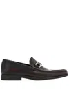 Ferragamo Moccasin With Gancini Decoration In Brown