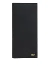 Ferragamo Gancini Detail Wallet In Black