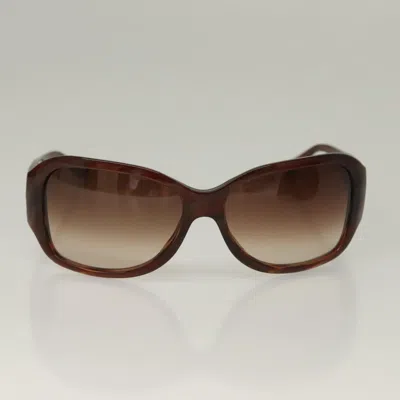 Pre-owned Ferragamo Gancini Plastic Glasses () In Brown