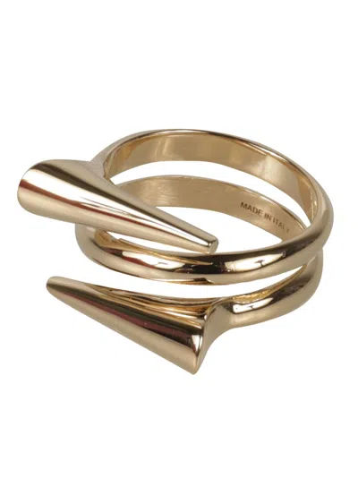 FERRAGAMO GANCINI POINT RING