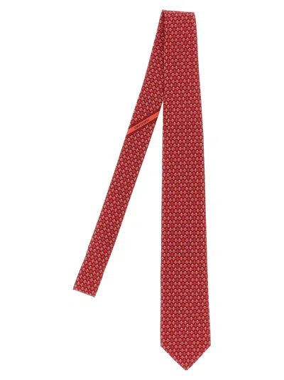 FERRAGAMO GANCINI POIS PRINT TIE