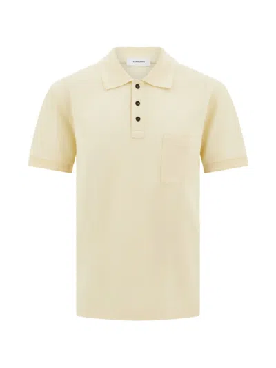 Ferragamo Gancini Polo Shirt In Yellow