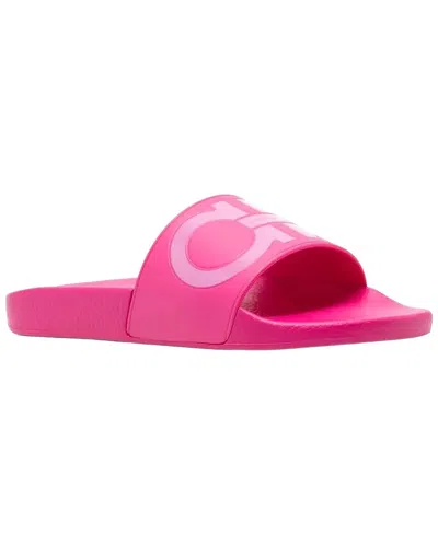 Ferragamo Gancini Pool Slide In Pink