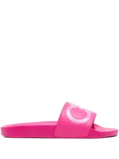 FERRAGAMO FERRAGAMO GANCINI POOL SLIDES