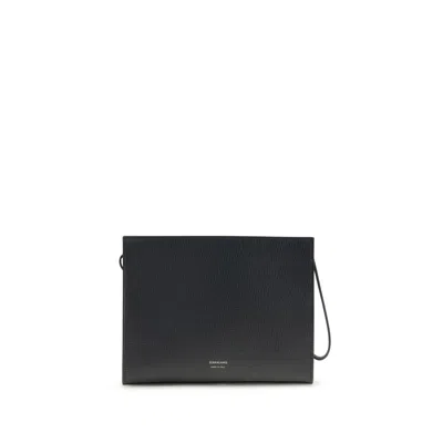 Ferragamo Gancini Pouch In Black