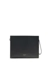Ferragamo Gancini Pouch In Black